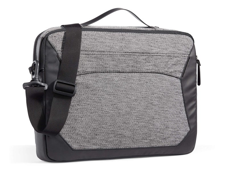 STM Myth fleece-lined Brief Case with removable strap for 13" Laptop - Granite Black (stm-117-185M-01) - Image 3